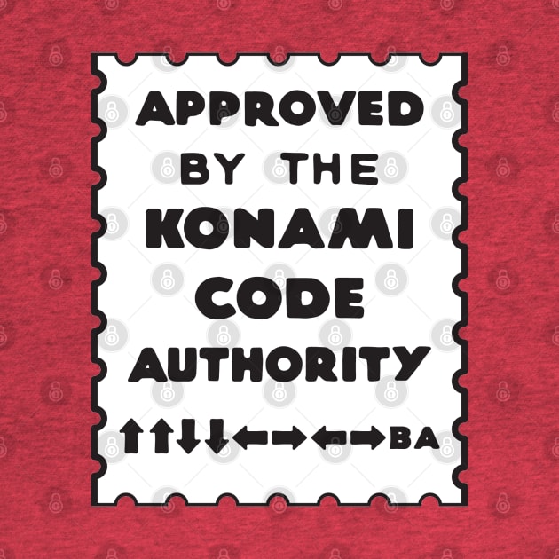 Konami Code Authority by joefixit2